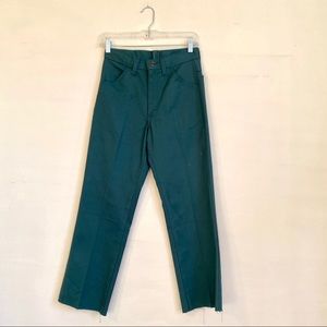 MILITARY STYLE STRAIGHT CROP GREEN DICKIES PANTS